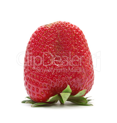 Strawberry, isolated on a white background.