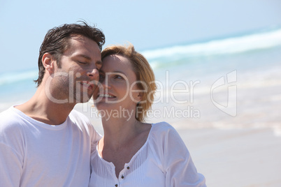 couple on the beach