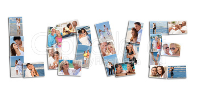 Love Concept Montage of People Couples Together