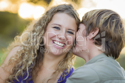 An Attractive Couple Enjoying A Day in the Park