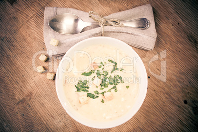 Kartoffelcremesuppe