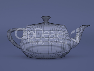 Decorative tea pot