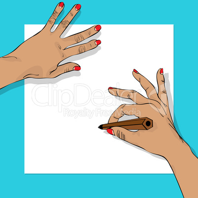 Drawing hands
