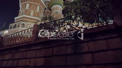 Night Red Square Kremlin  St. Basil's Cathedral slider