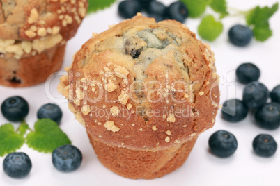 Frische Blaubeer-Muffins