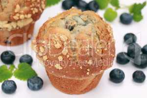 Frische Blaubeer-Muffins