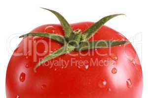 Nahaufnahme einer frischen Tomate