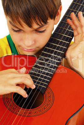 Boy with guitar