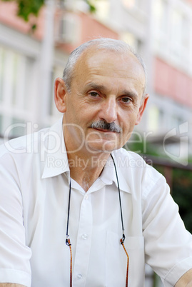 Man portrait smiling