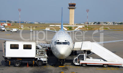 Plane at airport