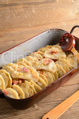 Pierogi.Polish  dish