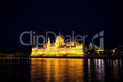 Hungarian Houses of Parliament in Budapest