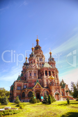 Saint Peter and Paul Cathedral in Peterhof, Russia