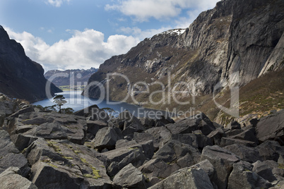 deep valley in norway