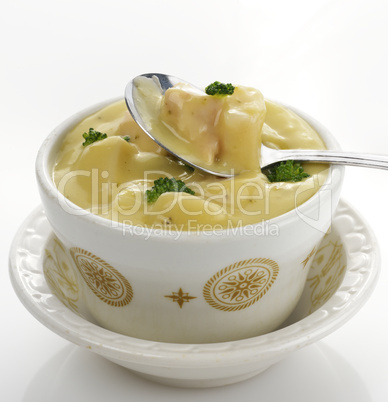 Potato, Broccoli And Cheese Soup