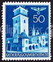 Postage stamp Poland 1940 Court House, Cracow