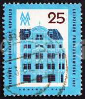 Postage stamp GDR 1962 Romanus House