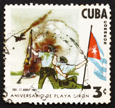Postage stamp Cuba 1962 Bay of Pigs Invasion