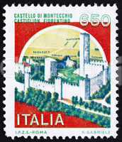Postage stamp Italy 1986 Montecchio Castle, Castiglion Fiorentin
