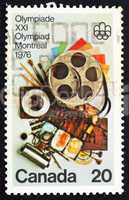 Postage stamp Canada 1976 Communication Arts
