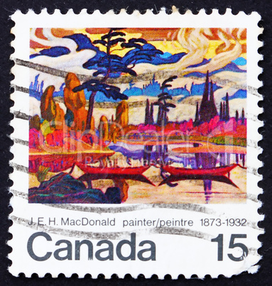 Postage stamp Canada 1973 Mist Fantasy by James E. H. MacDonald