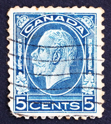 Postage stamp Canada 1932 King George V, King of England