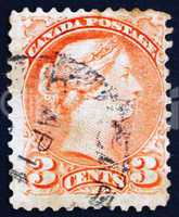 Postage stamp Canada 1888 Queen Victoria, Queen of England