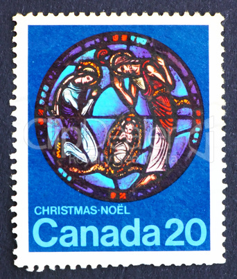 Postage stamp Canada 1976 Nativity, by Yvonne Williams