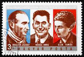 Postage stamp Hungary 1974 Hungarian Resistance Fighters