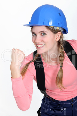 A motivated tradeswoman