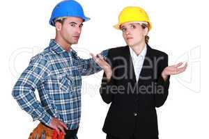 Upset worker and architect