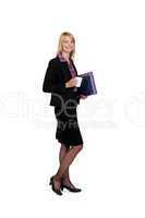 Female businessperson with documents