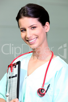 Portrait of a smiling nurse