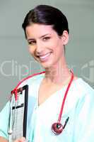 Portrait of a smiling nurse