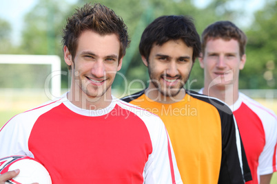 lads at football pitch