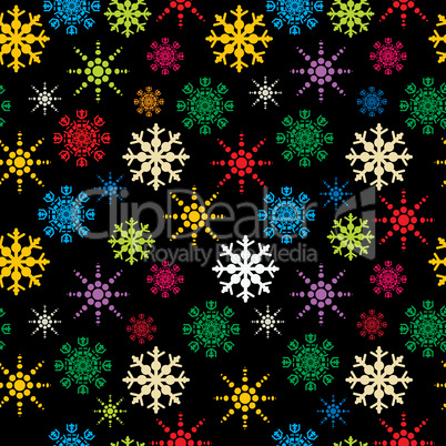 Snowflakes pattern
