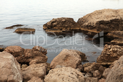 motion of the waves on the beach