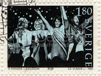 abba postage stamp
