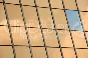 glass facade panel background