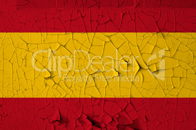 spanish flag grunge background