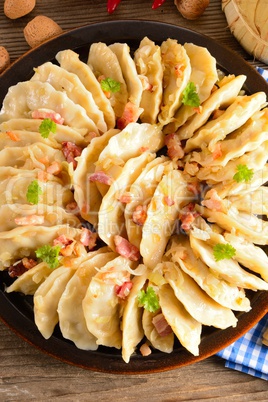 Pierogi.Polish  dish