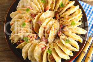 Pierogi.Polish  dish