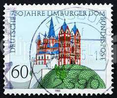 Postage stamp Germany 1985 Cathedral, Limburg