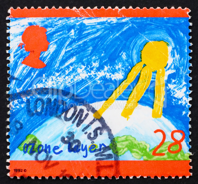 Postage stamp GB 1992 Ozone Layer