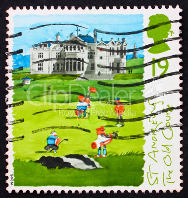 Postage stamp GB 1994 St. Andrews, old course