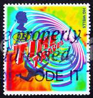 Postage stamp GB 1995 Illustration for Time Machine