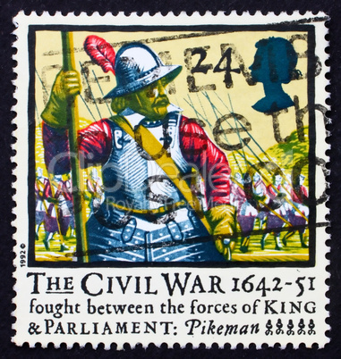 Postage stamp GB 1992 Pikeman