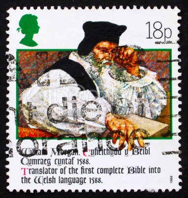 Postage stamp GB 1988 William Morgan