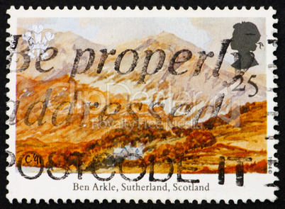 Postage stamp GB 1994 Painting of Sutherland, Scotland by Ben Ar