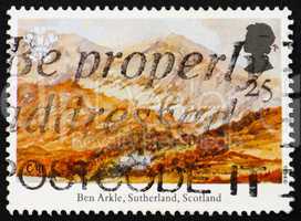 Postage stamp GB 1994 Painting of Sutherland, Scotland by Ben Ar